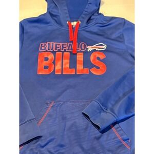 Buffalo Bills NFL Team Apparel Blue Hoodie Large Men Warm TX3 Football SKU 95